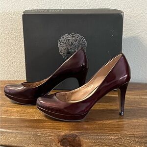 Burgundy Vince Camuto shoes